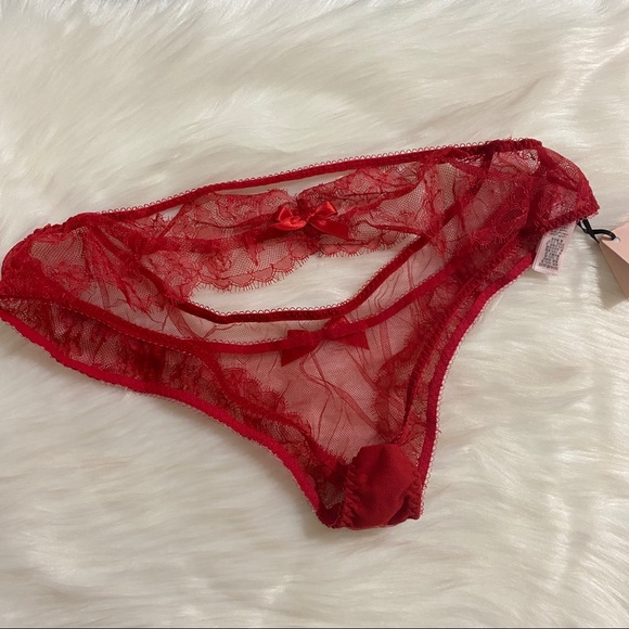 NWT Agent Provocateur Willa Red Brief - Picture 7 of 9